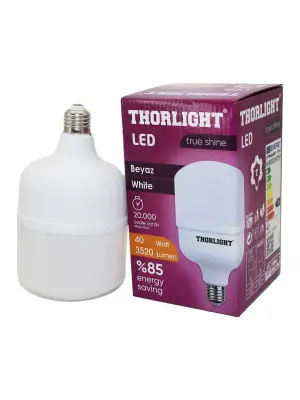 Thorlıght 40w E27 Torch T-shape Beyaz Led Ampul T-40b
