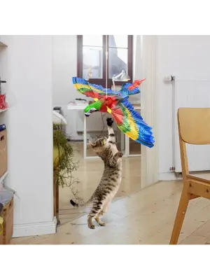 Uçan Papağan Kedi Oyuncağı
