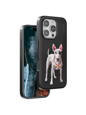 Venco Apple İphone 16 Pro Max Perma Desenli Kapak - Siyah