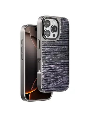 Venco Apple İphone 16 Pro Wave Kapak - Derin Mor