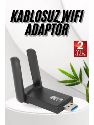 Wifi Adaptörü Bt5.0 Wifi 2si Bir Arada Çift Bantlı Çift Anten