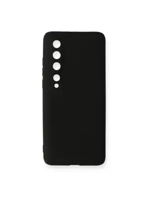 Xiaomi Mi 10 Kılıf First Silikon - Siyah