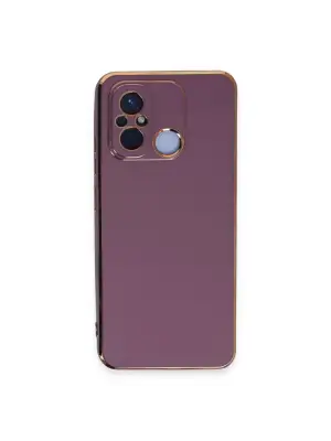 Xiaomi Redmi 12c Kılıf Volet Silikon - Mor