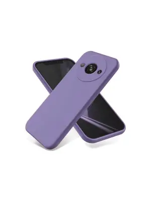 Xiaomi Redmi A3 4g Kılıf First Silikon - Lila