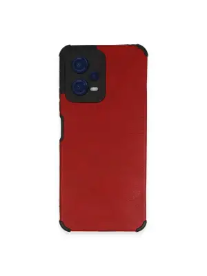Xiaomi Redmi Note 12 5g Kılıf Loop Deri Silikon - Kırmızı