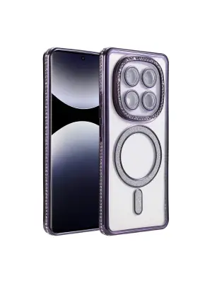 Xiaomi Redmi Note 14 Pro 5g Joke Simli Magneticsafe Kılıf - Derin Mor