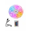 10m Şerit Led İç Mekan Renkli Rgb Şerit Led Kumandalı