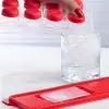 12li Kapaklı Yapışmaz Silikon Tabanlı Plastik Küp Buz Kalıbı