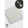2 mm Kare Zirkon Tek Taşlı Gümüş Hızma 36 Adet