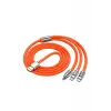 3 in 1 Type-C + Micro Usb + Lightning Hızlı Şarj Kablosu Silikon Kablo 1 Metre Opp Ambalaj