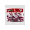 3lü Noel Baba Yılbaşı Ağaç Süsü