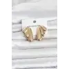 316L Çelik Gold Renk Vintage Kadın Küpe