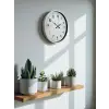 36 Cm Beyaz Dekoratif Duvar Saati