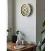 36 Cm Beyaz Retro Dekoratif Duvar Saati