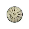 36 Cm Beyaz Retro Dekoratif Duvar Saati