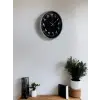 36 Cm Gri Arapça Rakamlı Duvar Saati