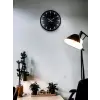 36 Cm Gri Dekoratif Duvar Saati