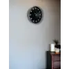 36 Cm Gri Dekoratif Duvar Saati