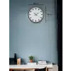 36 Cm Gri Sade Dekoratif Duvar Saati