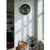 36 Cm Gri Şık Dekoratif Duvar Saati
