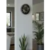 36 Cm Gri Şık Dekoratif Duvar Saati