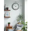 36 Cm Gri Standart Dekoratif Duvar Saati