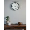 36 Cm Gri Standart Dekoratif Duvar Saati