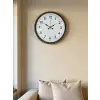 36 Cm Kahverengi Dekoratif Duvar Saati