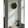 36 Cm Kahverengi Dekoratif Duvar Saati