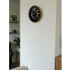 36 Cm Kahverengi Dekoratif Duvar Saati