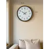 36 Cm Kahverengi Dekoratif Duvar Saati