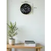 36 Cm Kahverengi Dekoratif Duvar Saati
