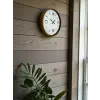 36 Cm Kahverengi Modern Dekoratif Duvar Saati