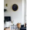 36 Cm Kahverengi Modern Duvar Saati