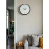 36 Cm Kahverengi Sade Dekoratif Duvar Saati