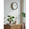 36 Cm Kahverengi Sade Dekoratif Duvar Saati