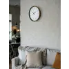 36 Cm Kahverengi Sade Dekoratif Duvar Saati