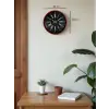 36 Cm Kırmızı Asil Duvar Saati
