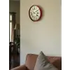 36 Cm Kırmızı Retro Duvar Saati
