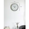 36 Cm Krem 24 Saat Göstergeli Duvar Saati