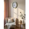 36 Cm Krem Çocuk Odası Duvar Saati