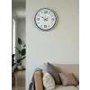 36 Cm Krem Modern Dekoratif Duvar Saati