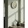 36 Cm Krem Retro Tasarım Duvar Saati