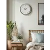 36 Cm Krem Sade Dekoratif Duvar Saati
