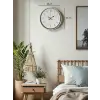 36 Cm Krem Sade Dekoratif Duvar Saati