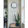 36 Cm Lacivert Modern Dekoratif Duvar Saati