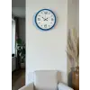 36 Cm Mavi Dekoratif Duvar Saati