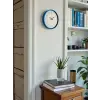 36 Cm Mavi Sade Dekoratif Duvar Saati