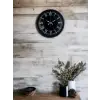 36 Cm Modern Siyah Duvar Saati