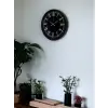 36 Cm Modern Siyah Duvar Saati